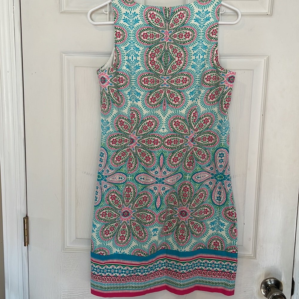 London Times Size 6 Floral Sleeveless Dress - Picture 5 of 10